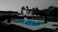 Chateau nuit piscine